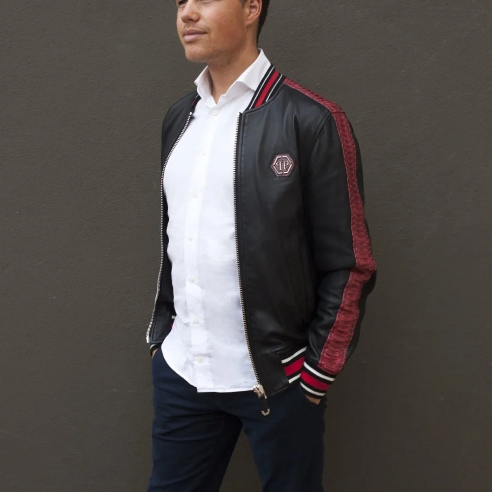 Philipp Plein Leather Python Jacket - Picture 2 of 8